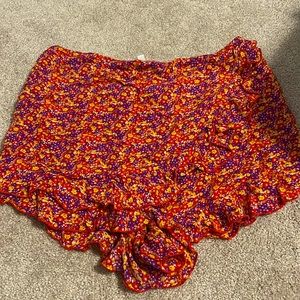 Floral Large Skort